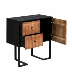 Buffet haut en bois d'acacia et métal Pippa