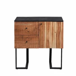 Buffet haut en bois d'acacia et métal Pippa