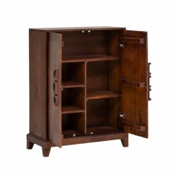 Buffet haut en bois d'acacia Quilla