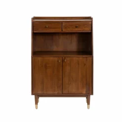 Buffet haut en bois d'acacia Emiel