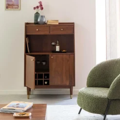 Buffet haut en bois d'acacia Emiel