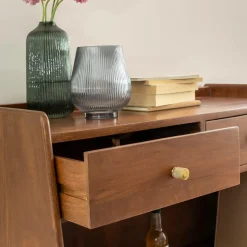 Buffet haut en bois d'acacia Emiel