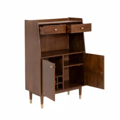 Buffet haut en bois d'acacia Emiel