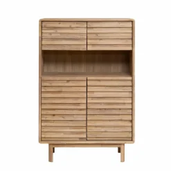 Buffet haut en bois d'acacia Marin