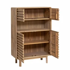Buffet haut en bois d'acacia Marin
