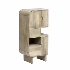 Buffet haut en bois de manguier clair Yoni