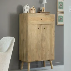 Buffet haut en bois de manguier Aven