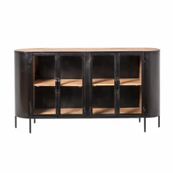 Buffet vitrine en métal Achille