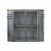 Buffet vitrine en métal Locker