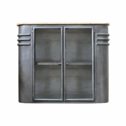 Buffet vitrine en métal Locker