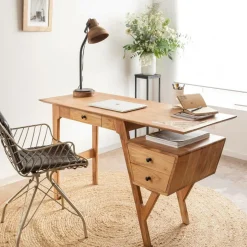 Bureau en bois d'acacia Eliott