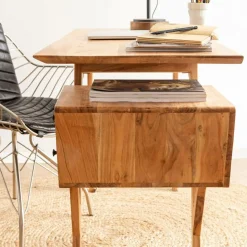 Bureau en bois d'acacia Eliott