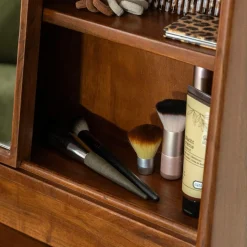 Bureau en bois d'acacia et métal Emiel