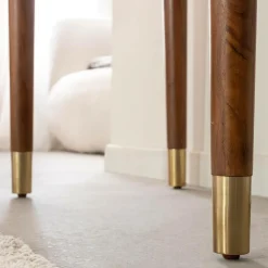 Bureau en bois d'acacia et métal Emiel