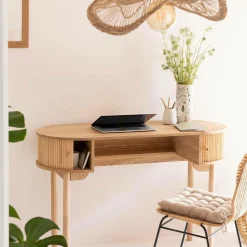 Bureau en bois pin clair Colin