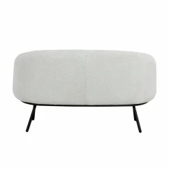 Canapé en tissu bouclette écru Filipa