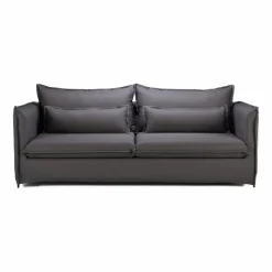 Canapé en tissu gris 3 places Madrid