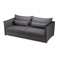 Canapé en tissu gris 3 places Madrid