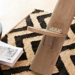 Chaise allongée en bois de manguier Jordana