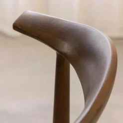 Chaise bois hêtre foncé Aline (lot de 2)