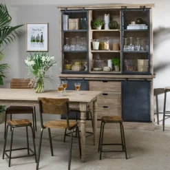 Chaise d'écolier en bois de manguier Marcus (lot de 2)