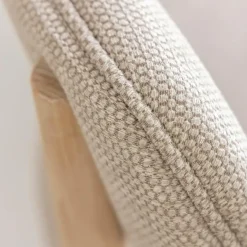 Chaise en bois de hêtre clair et tissu Aline (lot de 2)