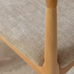 Chaise en bois de hêtre clair Aline (lot de 2)