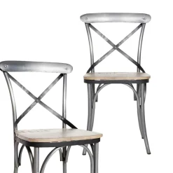 Chaise en bois de manguier Wood (lot de 2)