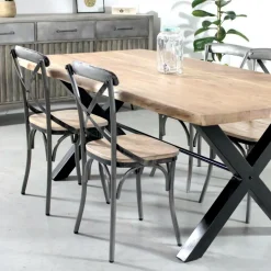 Chaise en bois de manguier Wood (lot de 2)