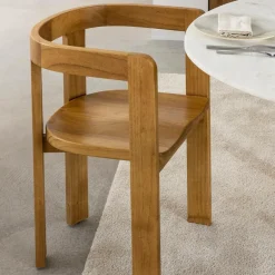 Chaise en bois de mindy Suzie (lot de 2)