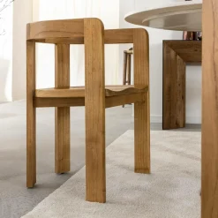 Chaise en bois de mindy Suzie (lot de 2)