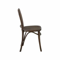 Chaise en bois d'orme et cannage Luzian (lot de 2)