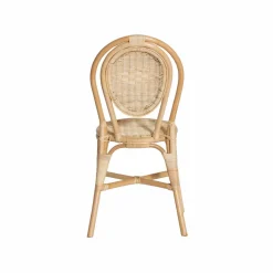 Chaise en rotin bistrot Nohan (lot de 2)