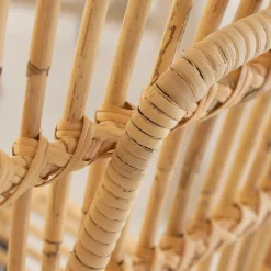 Chaise en rotin et en métal Sélina (lot de 2)