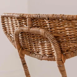 Chaise en rotin et en métal Leila (lot de 2)