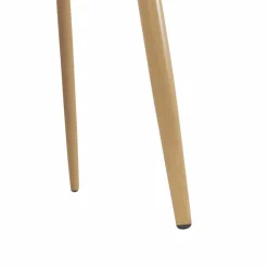 Chaise scandinave blanc pieds compas Marius (lot de 2)