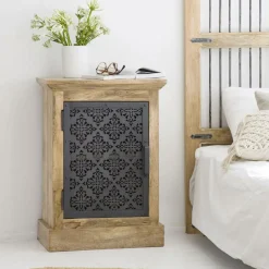 Chevet en bois de manguier Sahara