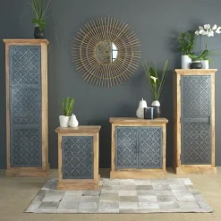 Chevet en bois de manguier Sahara