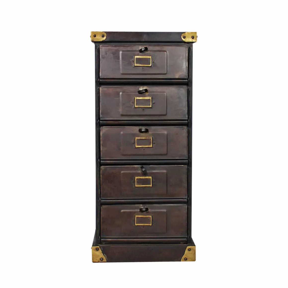 Chiffonnier en métal 5 tiroirs Eugénie