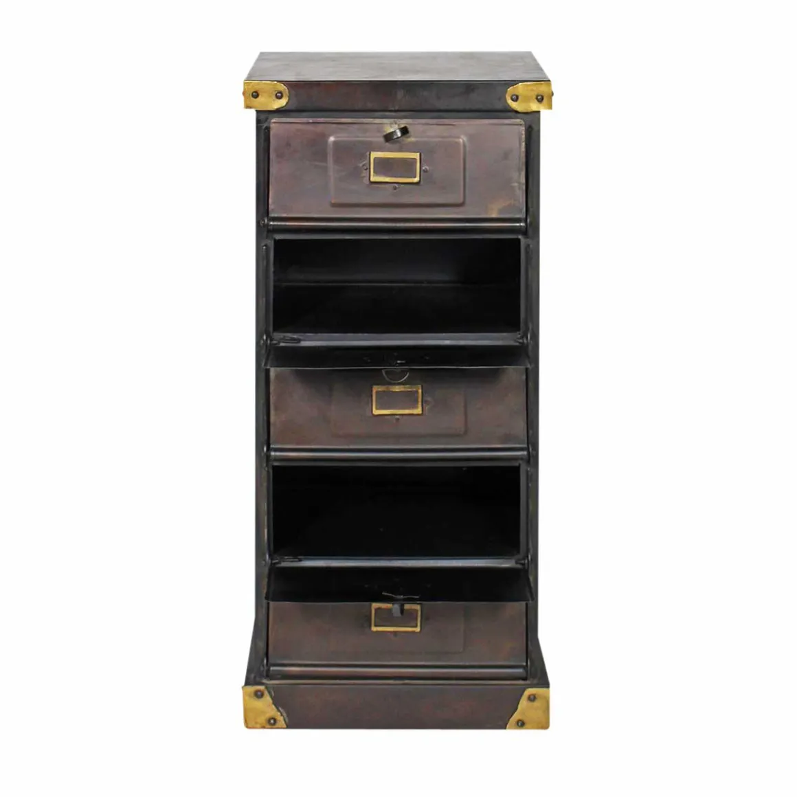 Chiffonnier en métal 5 tiroirs Eugénie