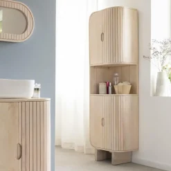 Colonne en bois de manguier Yoni