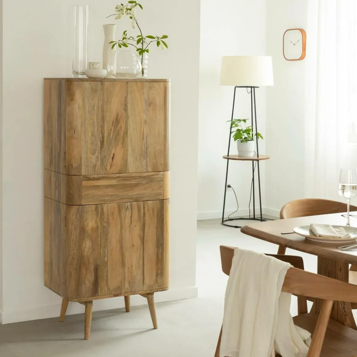 Colonne en bois de manguier Aléna