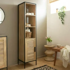 Colonne en bois de manguier Coralie