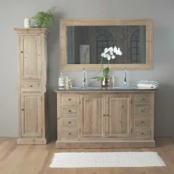 Colonne en bois recyclé Garance