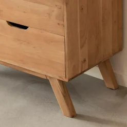 Commode en bois d'acacia massif Iwa