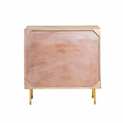 Commode en bois de manguier sculpté Léopold