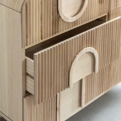 Commode en bois de paulownia Nilo