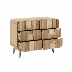 Commode en bois de paulownia Nilo