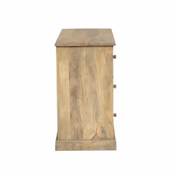 Commode sculpté en bois de manguier Adonie