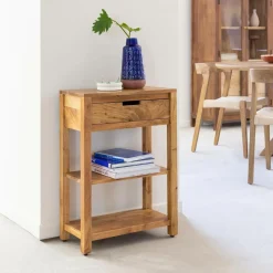 Console avec tiroir en bois d'acacia Orane